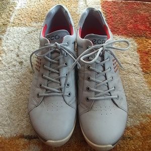 Ecco golf biom hybrid light grey lace up 47